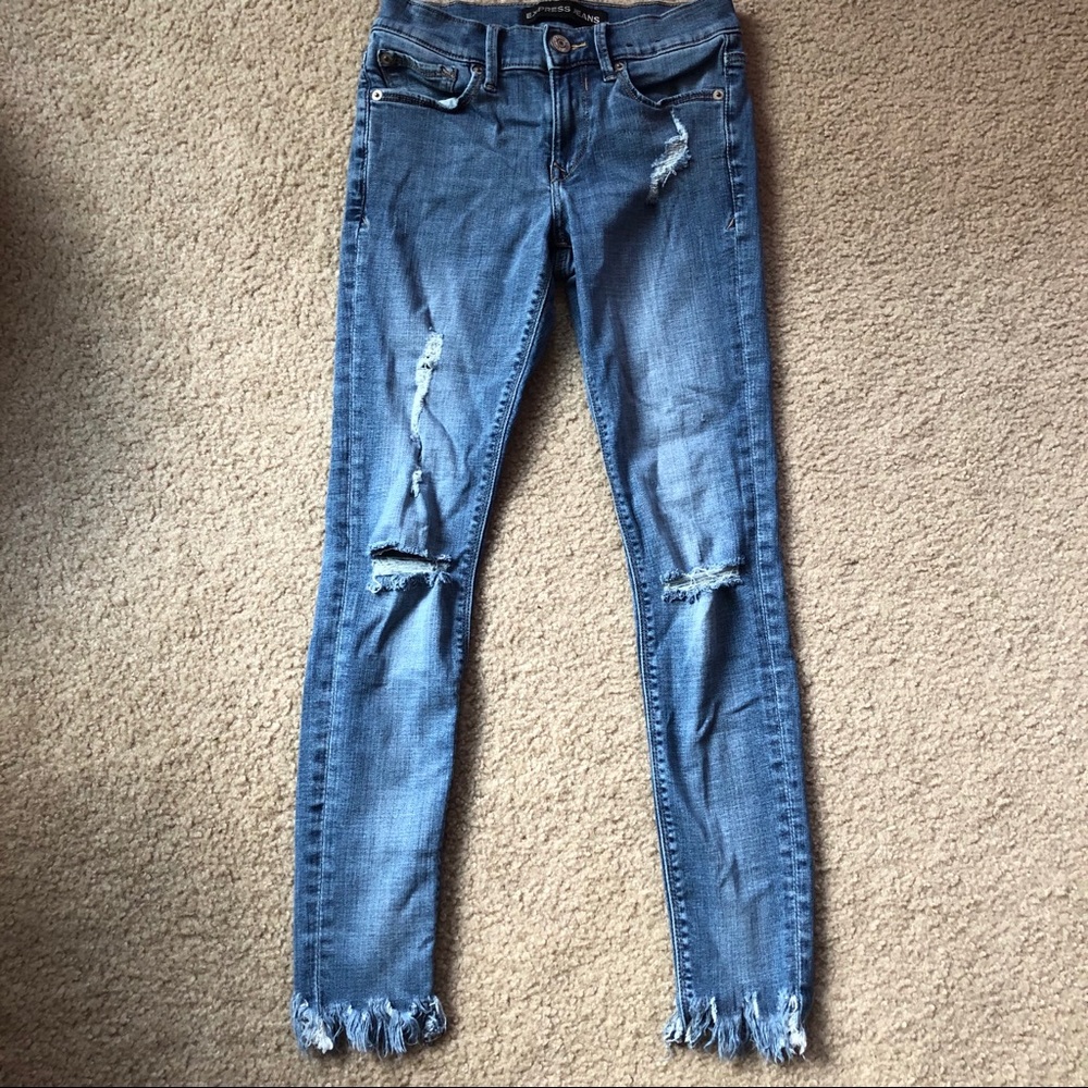 Express Fringe Jeans